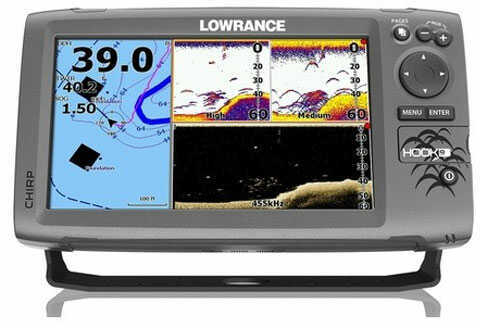 Lowrance Hook-9 Mid/High/Downscan Nav+ Fishfinder