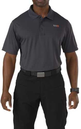 5.11 Pinnacle Polo Short Sleave Shirt Charcoal 7103618S-img-0