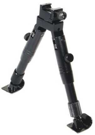 Leapers Inc. - UTG Shooter's SWAT Bipod Fits Picatinny Rail or Swivel Stud 6.2" - 6.7" Tactical Low Profile with Adjusta