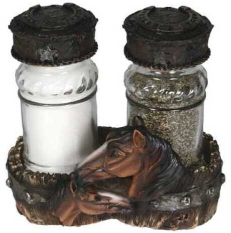 Rivers Edge Products Horse Glass S & P Shakers 540