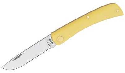 Case Cutlery Sodbuster Jr Yellow Pocket Knife