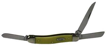 Case Cutlery Medium 3-5/8" Stockman Pocket Knife Yellow
