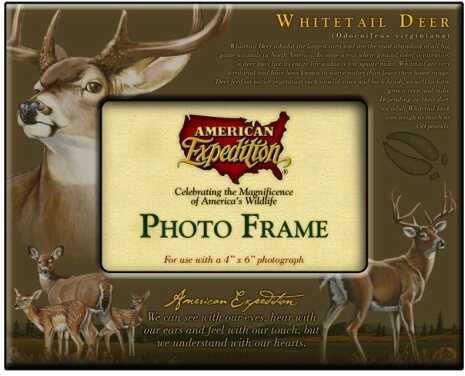 American Expedition Photo Frame, Whitetail Deer Md: FRAM-102