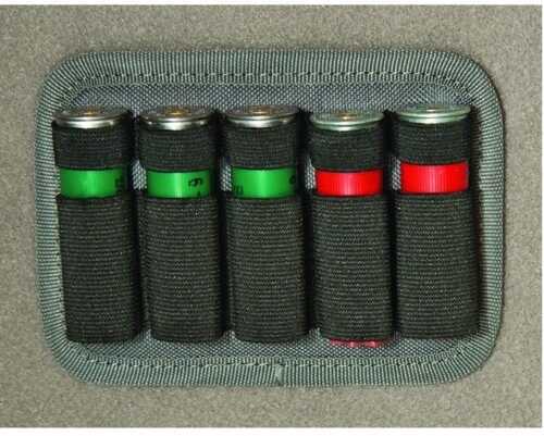 G Outdoors Inc. G.P.S. Hook/Loop 12 Gauge Shotgun Shell Holder, 5 Capacity