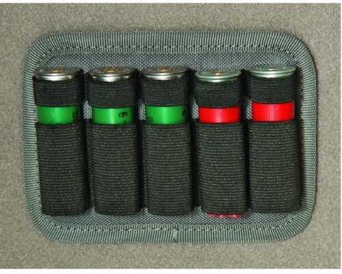 G Outdoors Inc. G.P.S. Hook/Loop 12 Gauge Shotgun Shell Holder, 5 Capacity