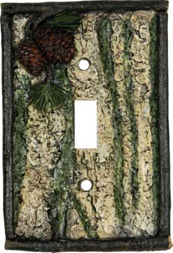 Rivers Edge Products Oak Single Switch Plate Cover 607