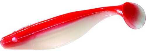 Mister Twister 2.5In. Sassy Shad Spinning Combo White/Pearl Red Back SAS18-91P