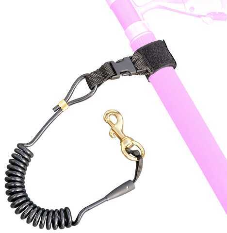 Surf to Summit 4' Coiled Fishing Rod Leash Brass