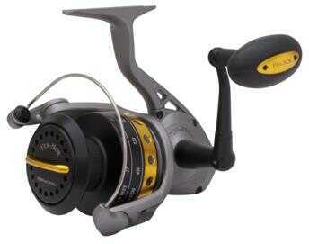 Fin-Nor Fishing Lethal Spinning Reel Black/Gray/Yellow Md: LT40