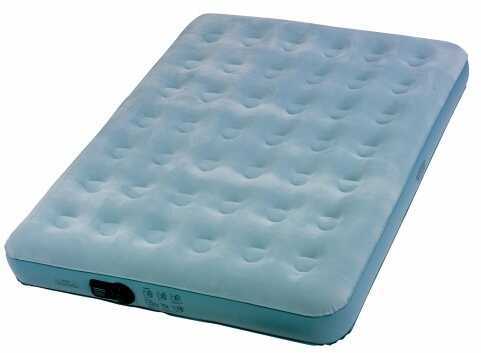 Wenzel Stow N Go Bed W/Batt And Pump Queen Lt Blue 8227116