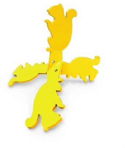 Flippin Critters 1/4"(2) Squirrel Yellow AR400