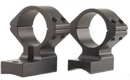Talley 740702 Ring/Base Combo Medium 2-Piece Base/Rings For Winchester M70 Black Matte Anodized Finish 30mm Diamete