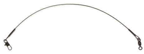 Eagle Claw Fishing Tackle Wire Leader Black 3Pk 12inch 30Lb 08012-006
