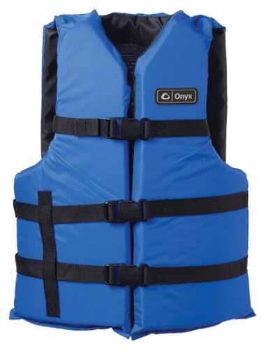 Onyx Outdoor Universal Adult Extra-Large Boating Vest Blue 2XL/ 4XL 3580-0132