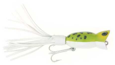 Arbogast Lures Hula Pop 5/8 2.25" Frog WHT