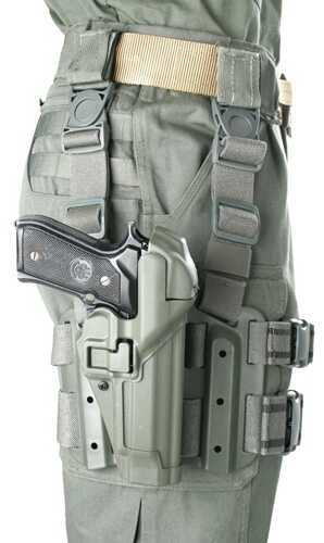 BlackHawk Serpa Tactical Level 3 Holster Beretta 92 RightHnd 430604BK-R