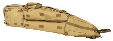 NCSTAR Rifle Case Shooting Mat 48" Unfolds to 66" Shooters Nylon Tan Exterior PALS Webbing Includes Back