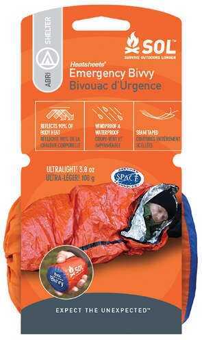 Click to see larger image. Survive Outdoors Longer / Tender Corp Adventure Medical SOL Series Emergency Bivvy 0140-1138