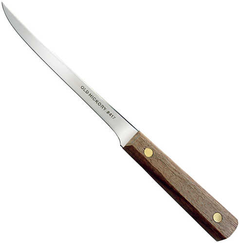 Click to see larger image. Ontario Fillet Knife 6.25 in Blade Hardwood Handle