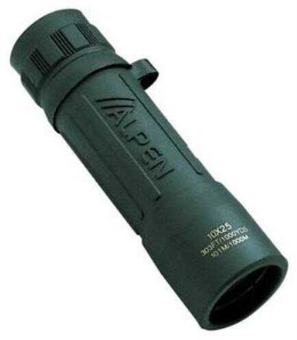 Alpen Outdoor Corp 10x25 Monocular Roof Prism Coated Lens Wrist Strap Md: AP117