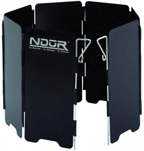 NDuR Mini Stove Wind Shield Black Small