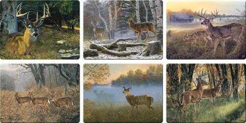 Rivers Edge Products Assorted Deer Scene Glass Cut Boards