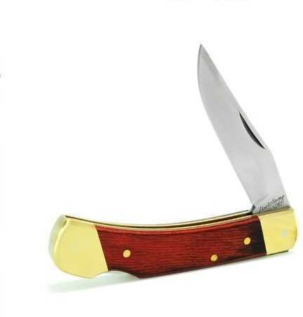 Click to see larger image. Schrade Uncle Henry Smokey Lockback Knife, 2.8" Blade With Leather Sheath Md: LB5
