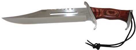Hibben Knives III Fixed Blade Knife Wood Handle W/Sheath