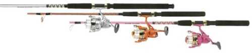 Master Fishing Lite Rod And Reel Combo 8' 2Pc S/W Pink DN508WL