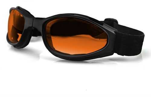 Bobster Eyewear Crossfire Small Folding Goggles Anti-Fog Amber Lens