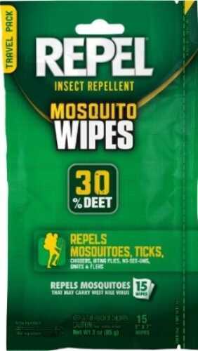 Repel / Spectrum Brands Insect Repellent Mosquito Wipes With 30% Deet 15 Per Pack Md: 94100