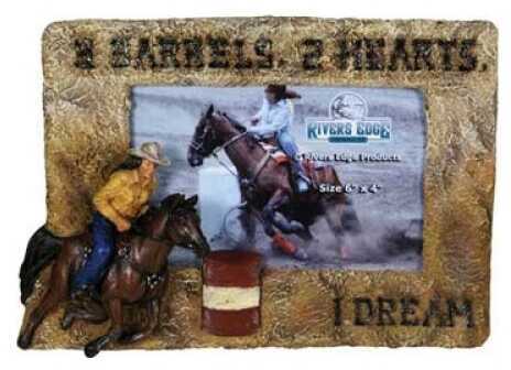 Rivers Edge Products Barrel Racerr 4"X6" Picture Frame 1117