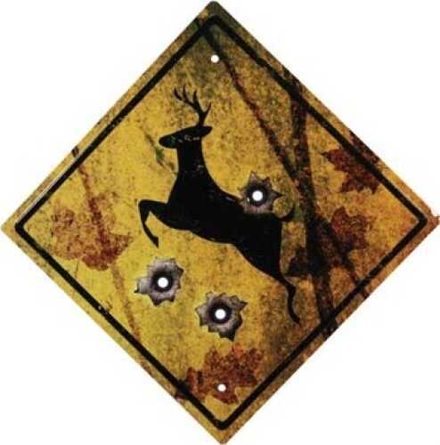 Rivers Edge Products 11.5" x Tin Sign Deer Crossing 1485