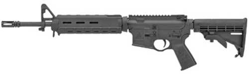 Spikes Tactical Gadsden Semi-Auto AR Rifle 223 Rem 14.5" Barrel(16" OAL With Pinned Flash Hider) Mid-length Gas System Cerakote Black MOE Handguard No Mag