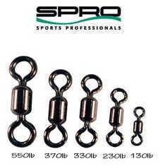 Gamakatsu / Spro Power Swivels Black Barrel 10Pk 50# Md#: PSB08-img-0