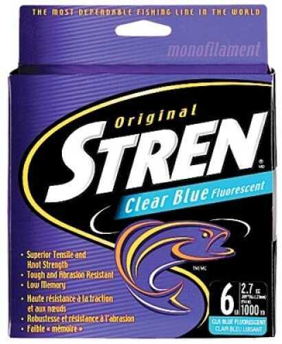 Pure Fishing / Jarden Stren Blue Flourescent Line 2400yd 6# Md#: SS6