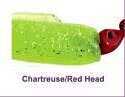 Strike King Lures Redfish Magic 1/4oz Chartreuse Silver/Red Head Md#: RMG14-841