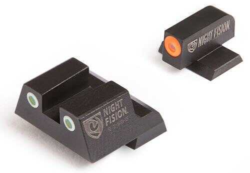 Night Fision Sights for Canik TP9SF/TP9SF Elite/TP9SA MOD.2 Front / Rear Set Square Notch