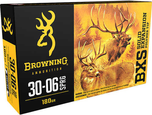 30-06 Springfield 20 Rounds Ammunition Browning 180 Grain Tipped
