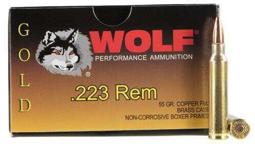 223 Remington 1000 Rounds Ammunition Wolf Performance Ammo 55 Grain FMJ