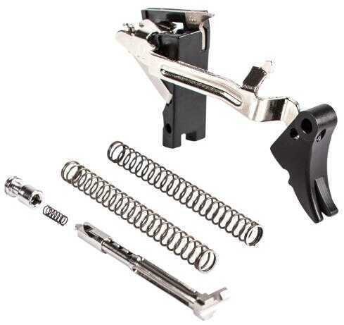 ZEV Technologies Fulcrum Drop in Trigger Ultimate Kit Adjustable 2-6 lbs Fits Glock 9MM Gen 1-3 Black w/ Safety