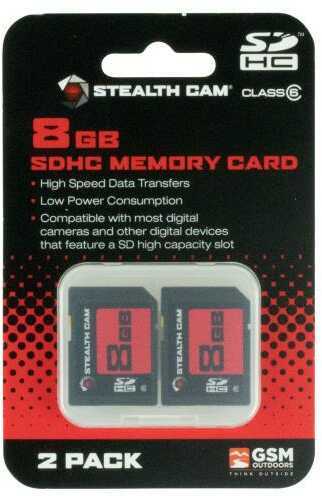 Stealth Cam Stc2sd8gb Sd Memory Card 8gb 2 Pack