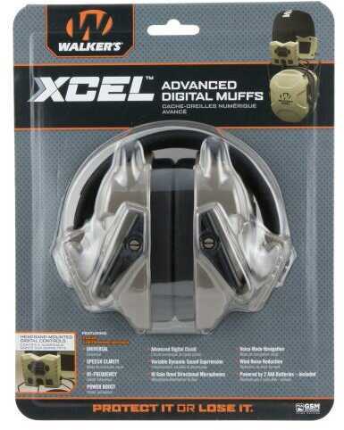 Walker's Game Ear GWPXSEM Xcel Digital Muff Electronic Gray