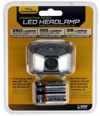 Cyclops CYC-HL250 Headlamp W Green Cob Led