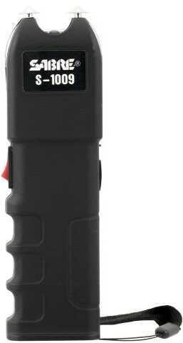 Sabre S1009 Tactical Stun Gun with Flashlight 1.25 Million Volts Black 120 Lumens