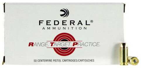 40 S&W 50 Rounds Ammunition Federal Cartridge 165 Grain Full Metal Jacket