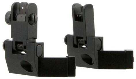 Click to see larger image. TacFire IS003 AR 45 Degree Flip-Up Iron Sights Aluminum Black Anodized