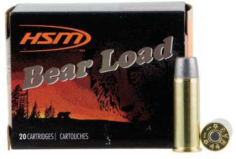 44 Rem Magnum 20 Rounds Ammunition HSM 305 Grain Wide Flat Nose Gas Check