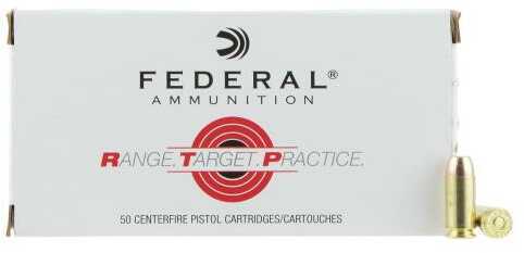 Federal Range Target Practice .40 S&W Ammunition 50 Rounds 180 Grain Full Metal Jacket