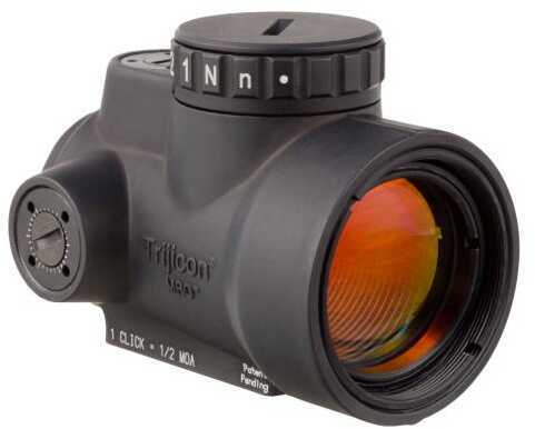 Trijicon Miniature Rifle Optic (MRO) Sight 2.0 MOA Adjustable Green Dot without Mount, Matte Black